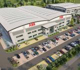 ABB:s nya fabrik i Nottingham. Illustration: ABB